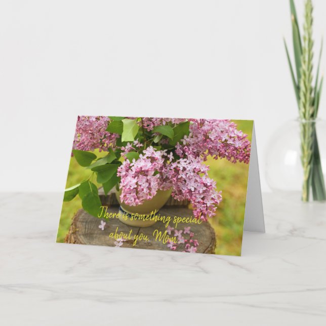 Carte de la Fête des mères Lilac (Devant)