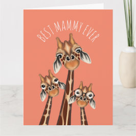 Carte de la fête des Mères - MEILLEURE MAMAN JAMAI