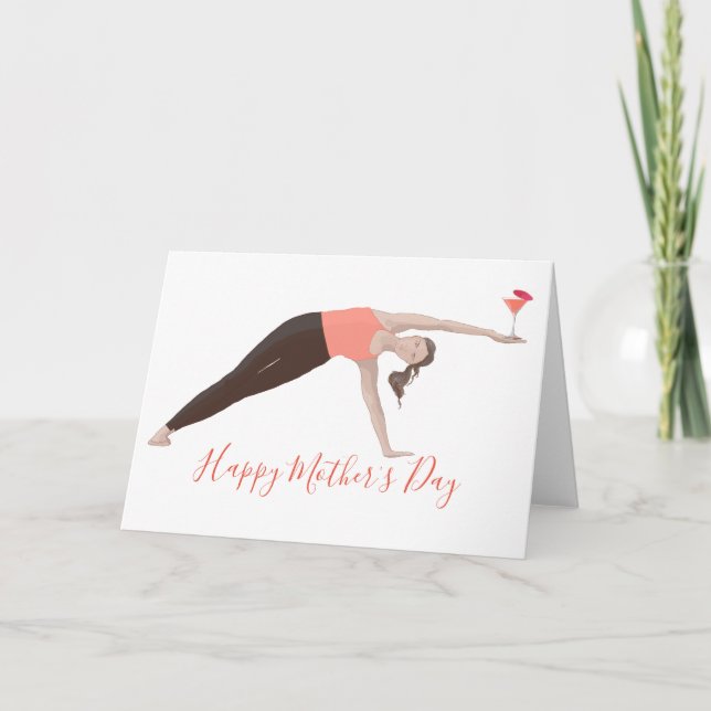 Carte de la fête des mères Pilates (Devant)