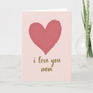 Carte de la Fête des Mères Roseate Heart
