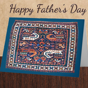 Carte de la Fête des Pères avec un beau design de 