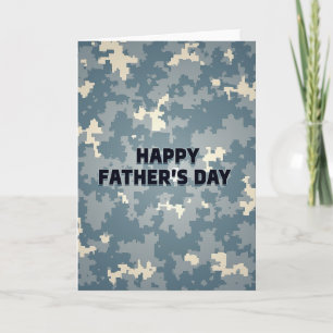 Carte de la Fête des Pères Cool Camo