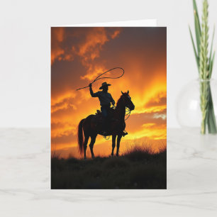 Carte de la Fête des Pères Fiery Sky Rider