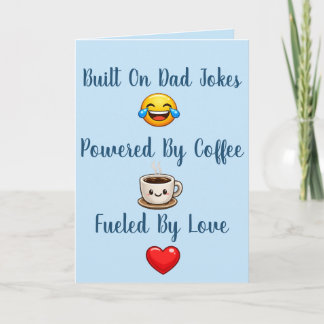 Carte de la fête des pères mignonne pour papa