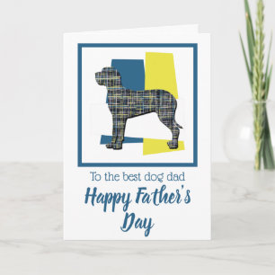 Carte de la fête des pères pour chien Great Dane t