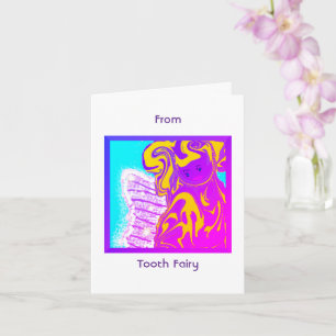 Carte De la fiche de la petite souris Fairy Note Card