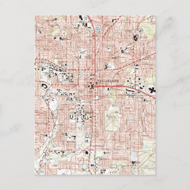 Carte de la Floride de Tallahassee (1999) (Devant)