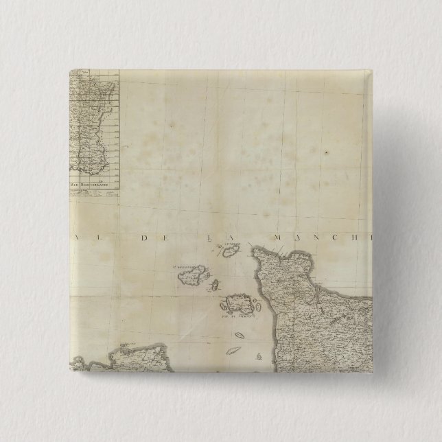 Carte de la France NO Button (Vorderseite)