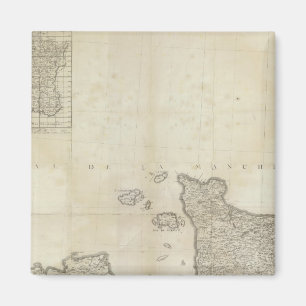 Carte de la France NO Magnet