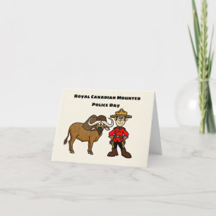 Carte de la Gendarmerie royale du Canada Mountie B