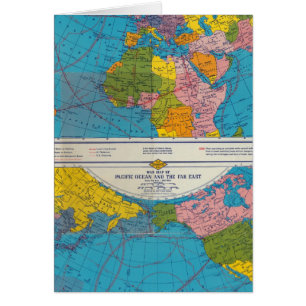 Carte de la guerre Atlantique, Eurasie, Afrique, P