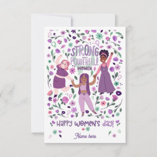 Carte de la Journée internationale de la femme 8 m