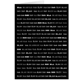 Carte de la longue souffrance