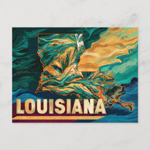 Carte de la Louisiane