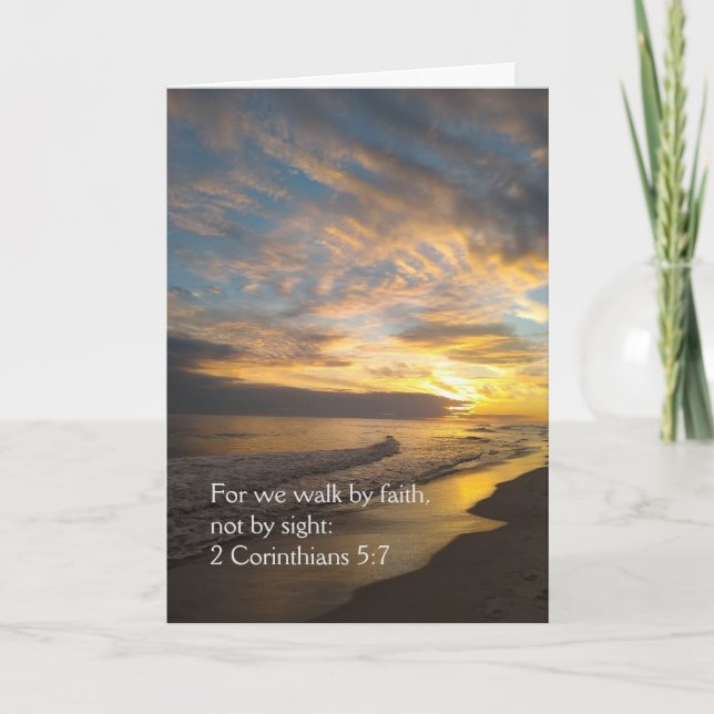 Carte de la marche dans la foi (Devant)