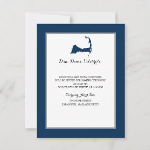 Carte de la marine Blue Cape Cod   Réception