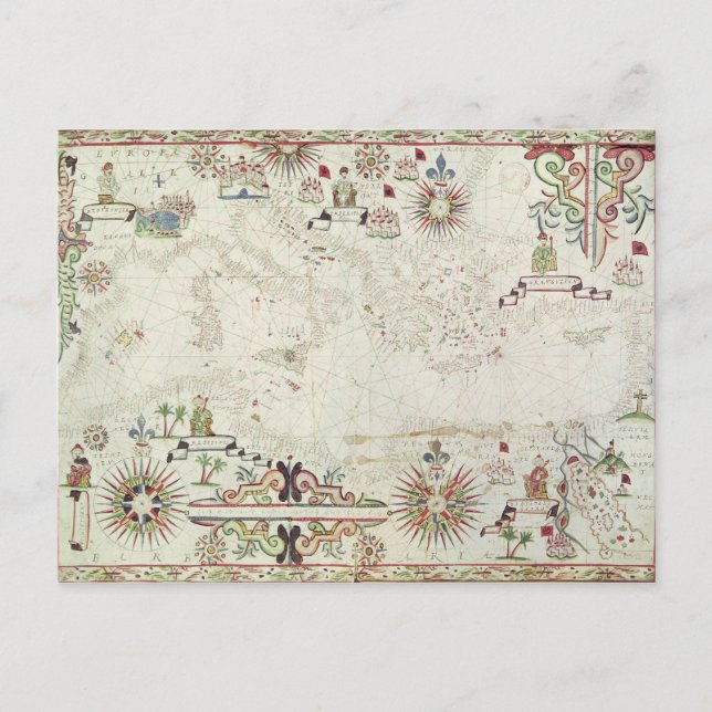 Carte de la Méditerranée, 1625 (Devant)