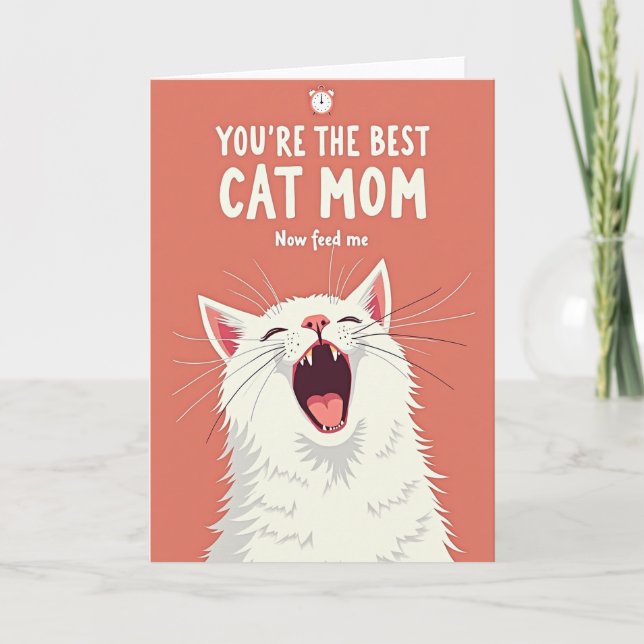 Carte de la Mère du Chat Doux (Devant)
