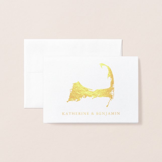 Carte de la morue de cap détaillée | Mariage (Devant avec enveloppe)