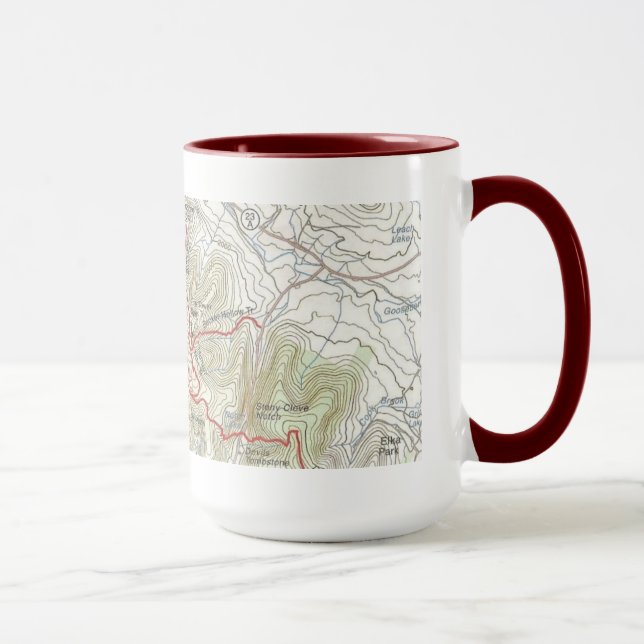 Carte de la Mug Hunter Mountain (Droite)