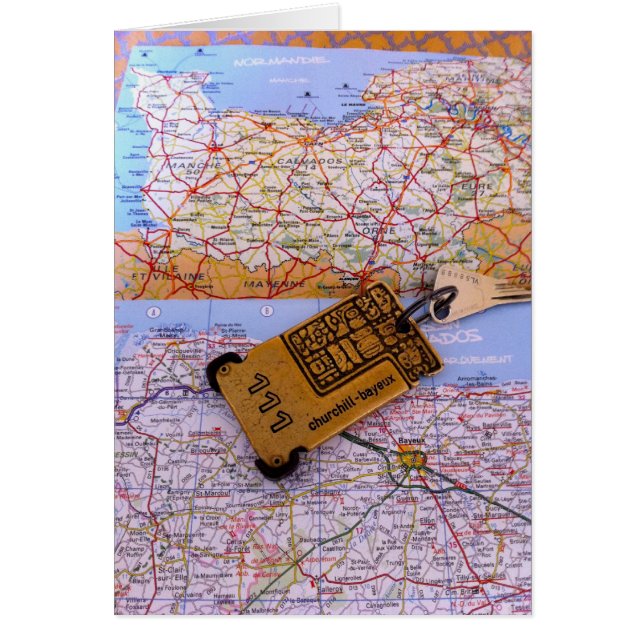 Carte de la Normandie (Devant)