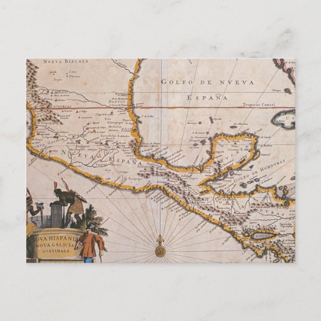 Carte de la Nouvelle Espagne |Nouvelle Galice et G (Devant)