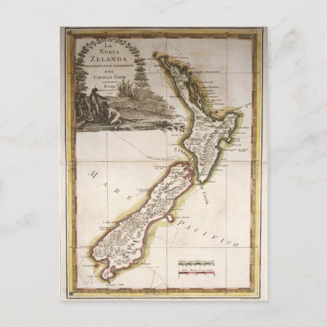 Carte de la Nouvelle-Zélande (Devant)