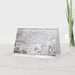 Carte de la Palestine, d'un Haggadah de pâque