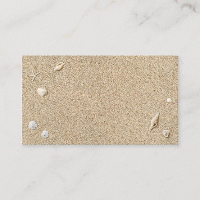 Carte de la place du sable et des coquillages (Devant)