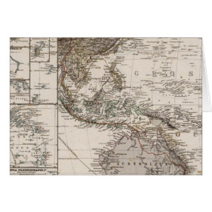 Carte de la Polynésie