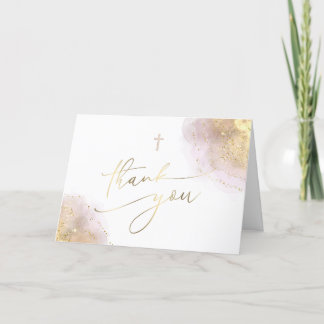 Carte de la première sainte communion Merci