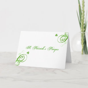 Carte de la prière de St Patrick