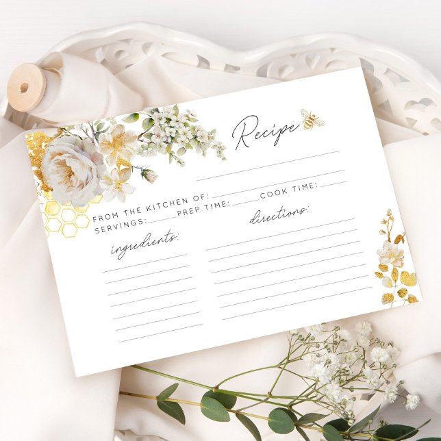 Carte de la recette de la nuptiale d'abeille flora (Créateur téléchargé)