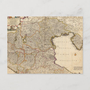 Carte de la région de Venise, Italie