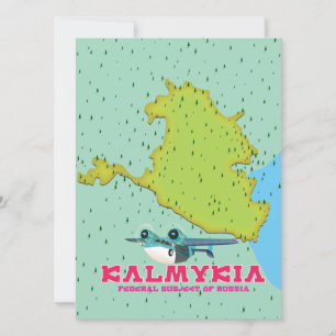 Carte de la Russie de Kalmykia