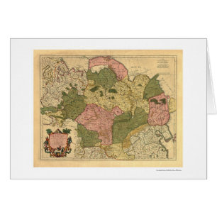 Carte de la Russie et de la Sibérie 1706