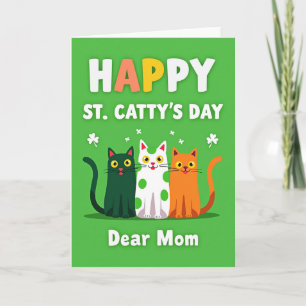 Carte de la Saint-Cattys pour chère maman