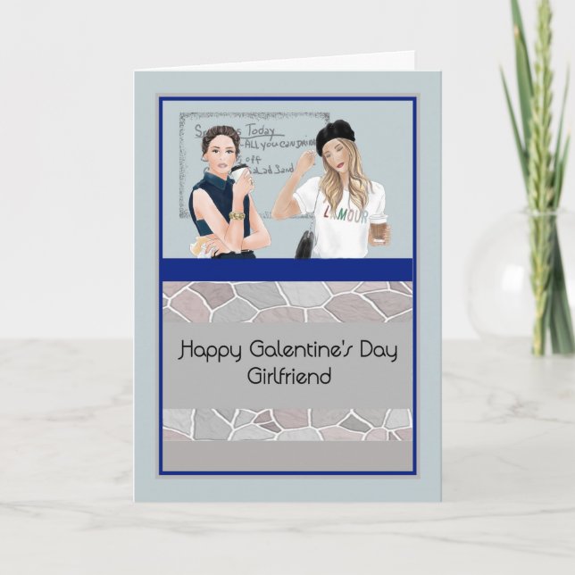 Carte de la Saint-Galentin pour amie spéciale (Devant)