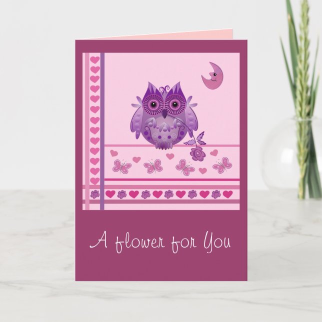 Carte de la Saint-Owl Valentine (Devant)