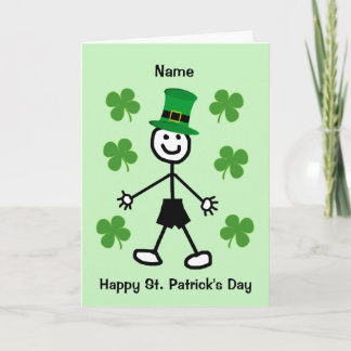 Carte de la Saint-Patrick pour la fête du petit ga