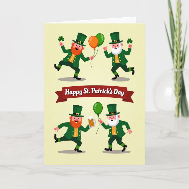 Carte de la Saint-Patrick pour mari (Devant)