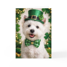 Carte de la Saint-Patrick pour West Highland White