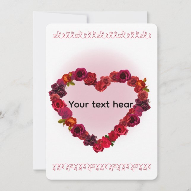 carte de la Saint-Valentin (Devant)