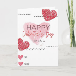 Carte de la Saint-Valentin