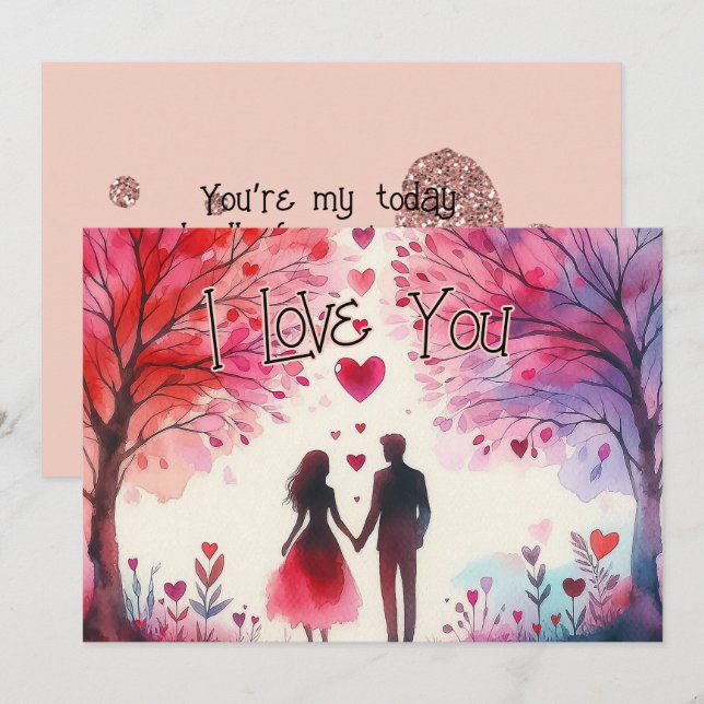 Carte de la Saint-Valentin 02 (Devant / Derrière)