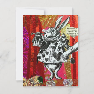 Carte de la Saint-Valentin Alice au pays des merve