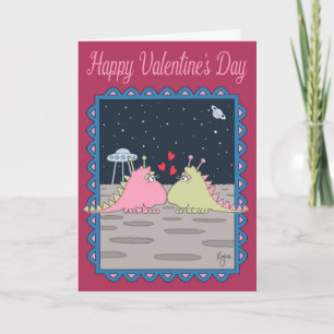 Carte de la Saint-Valentin ALIEN VALENTINE