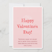 Carte de la Saint-Valentin Amour