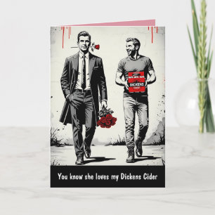 Carte de la Saint-Valentin avec un slogan drôle