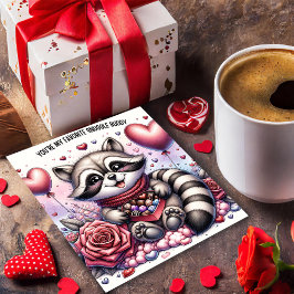 Carte de la Saint-Valentin Boîte de Chocolats Câli